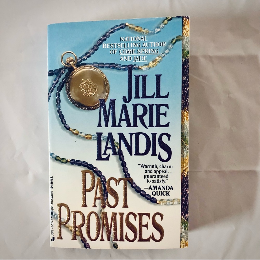 💝 Past Promises by Jill Marie Landis, Romance Historical Fiction Paperback Book